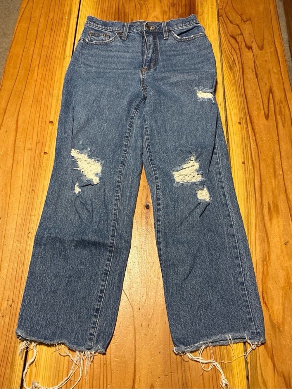 Universal Thread Distressed Blue Denim Jeans